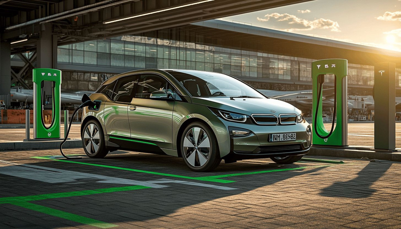 Est-il possible de recharger sa voiture électrique à un parking d'aéroport